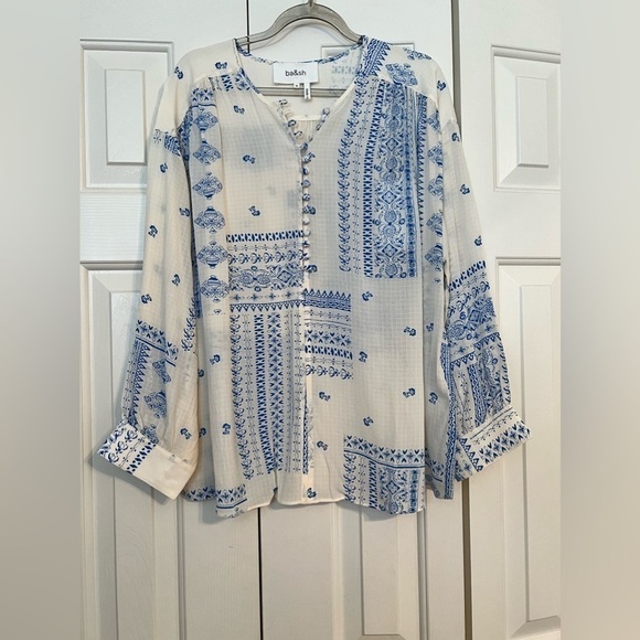 NWT BA&SH Isko Blouse and Skirt In Bandana Print- size Medium - Picture 11 of 15